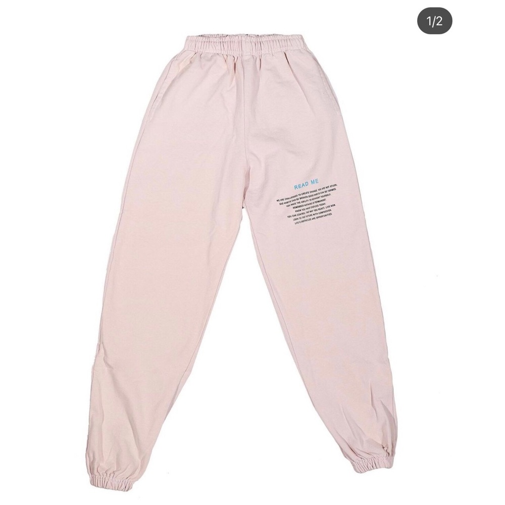 BOYS LIE “read me” sweatpants